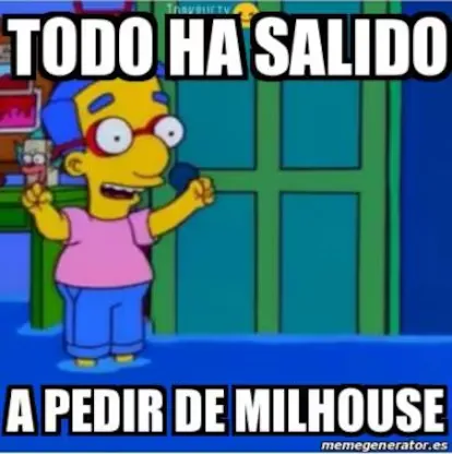 Meme de Milhouse